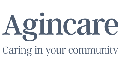 Agincare logo with tagline "caring in your community"